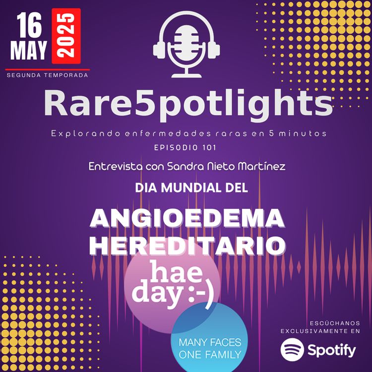 cover art for 16 de mayo, día mundial del angioedema hereditario