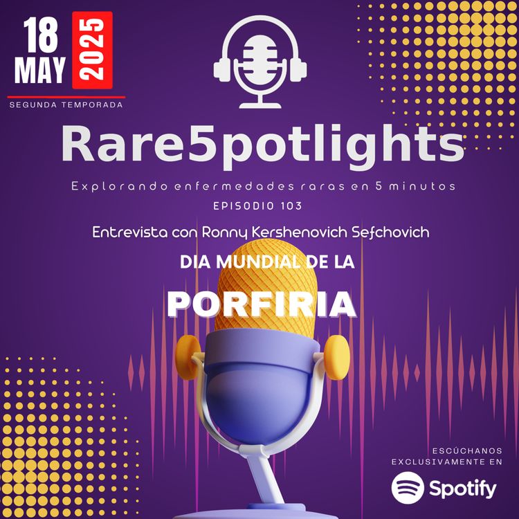 cover art for 18 de mayo, día mundial de la porfiria