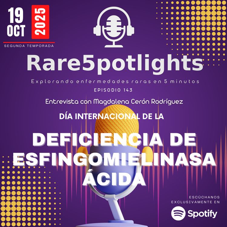 cover art for 19 de octubre, día internacional de la deficiencia de esfingomielinasa ácida