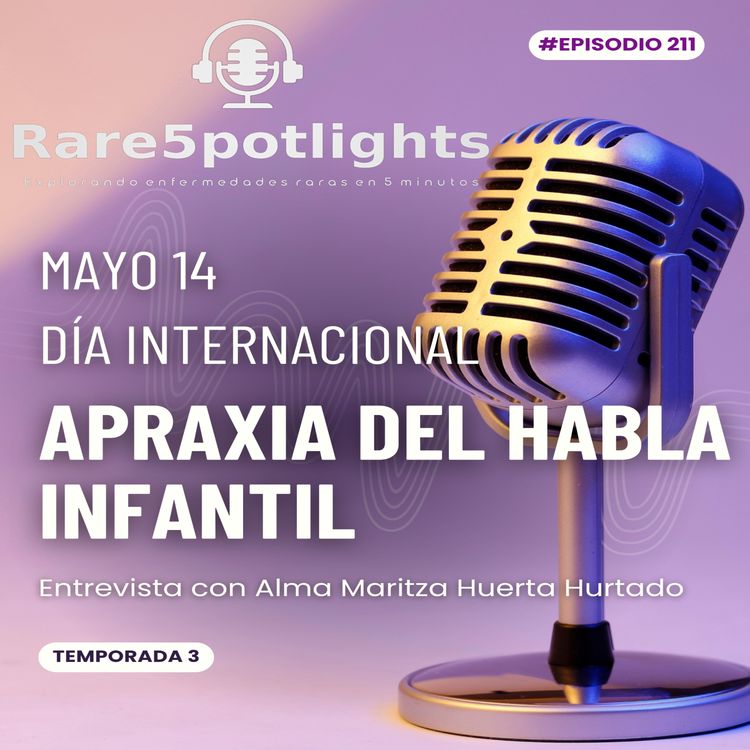 cover art for 14 de mayo, día internacional de la apraxia del habla infantil