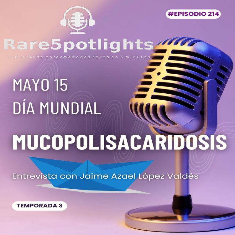 cover art for 15 de mayo, día mundial de las Mucopolisacaridosis