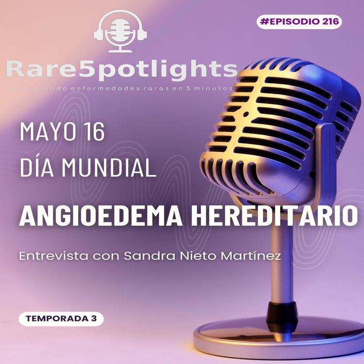 cover art for 16 de mayo, día mundial de angioedema hereditario