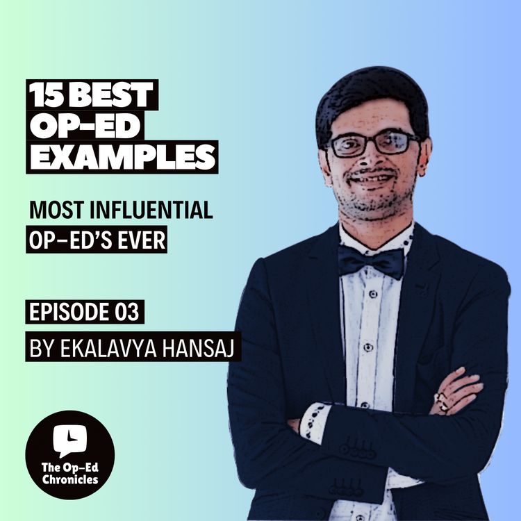 cover art for Best Op-Ed's Ever Published