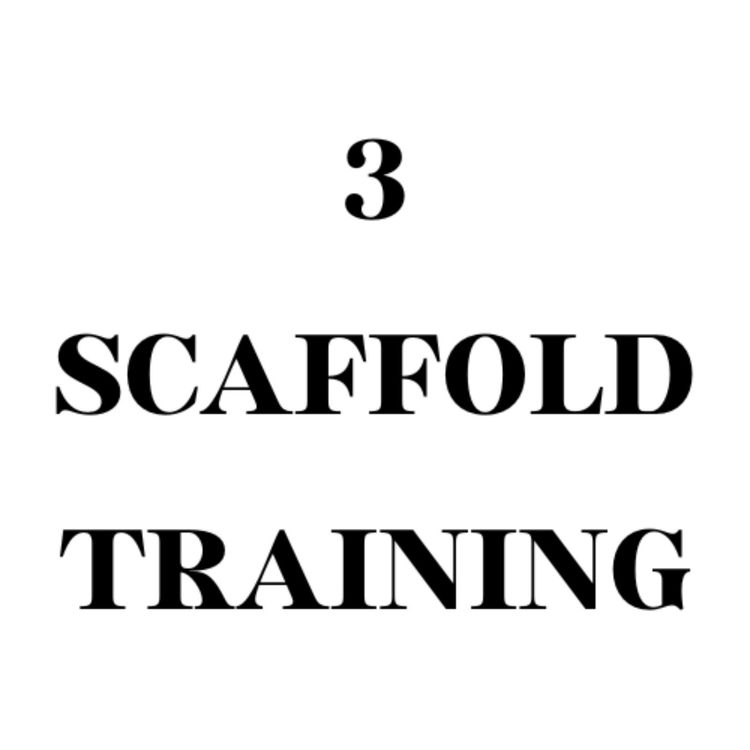 cover art for Scaffold training