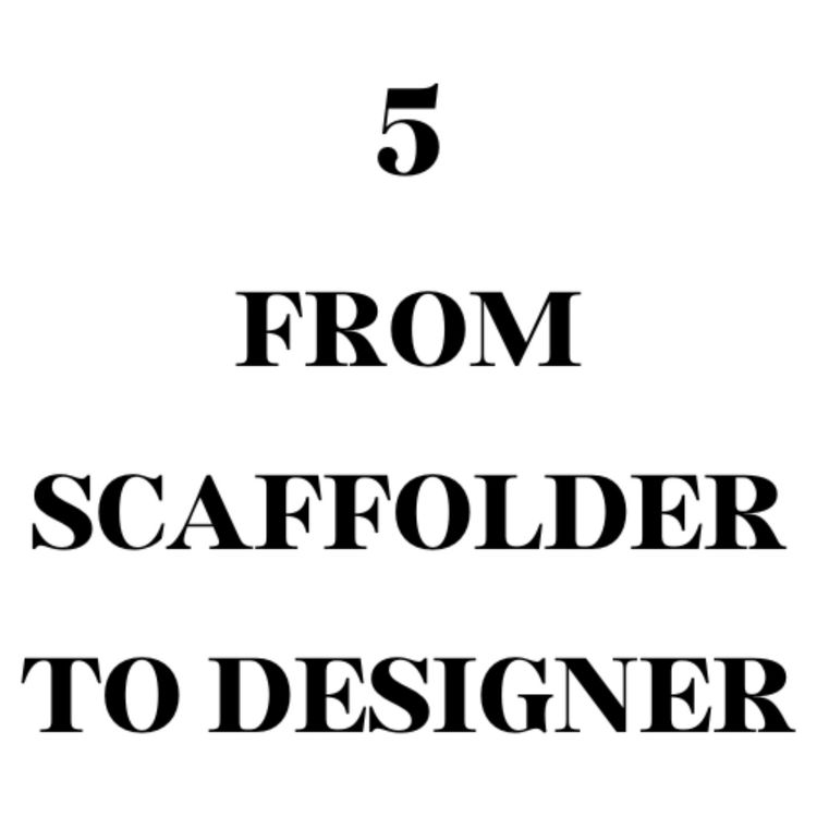 cover art for From scaffolder to designer
