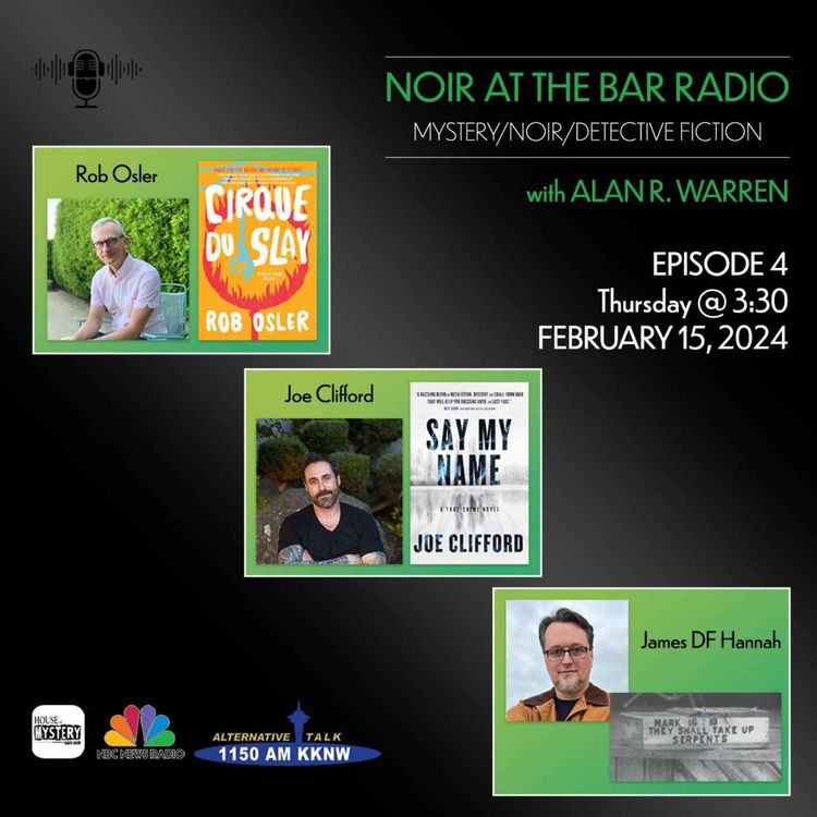 cover art for Noir at the Bar! Seattle! #4 Hannah, Clifford & Osler 