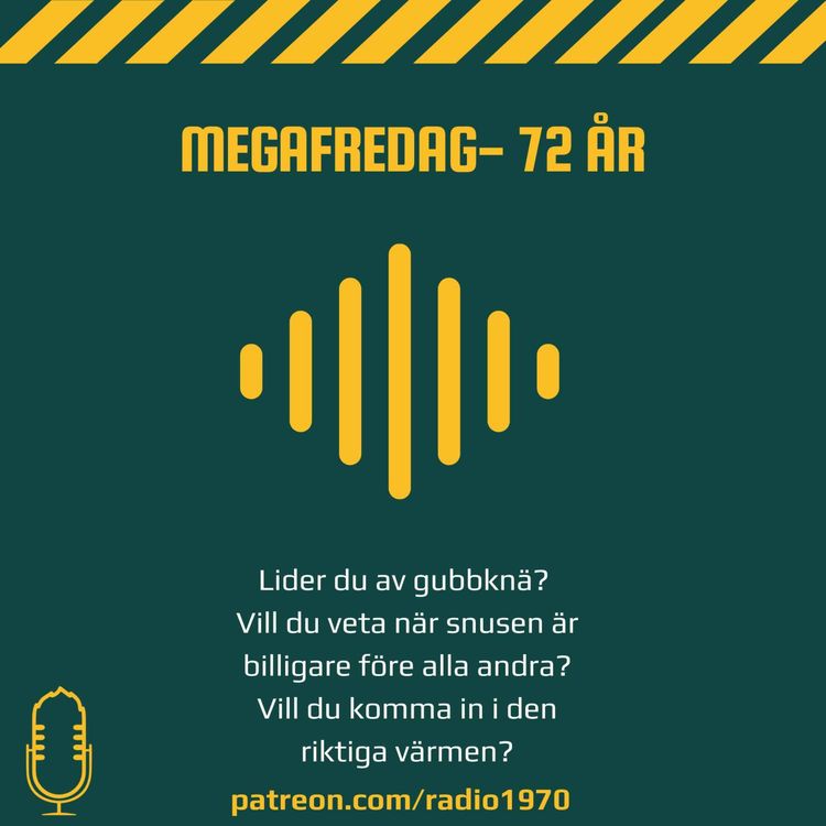 cover art for Megafredag – 72 år