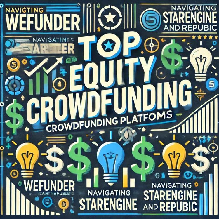 cover art for Top Equity Crowdfunding Platforms: Navigating Wefunder, StartEngine, and Republic