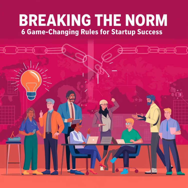 cover art for Breaking the Norm: 6 Game-Changing Rules for Startup Success