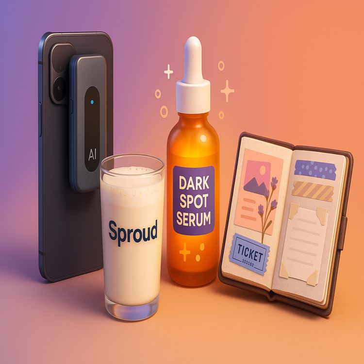 cover art for AI That Remembers, Milk That Foams, Journals That Heal