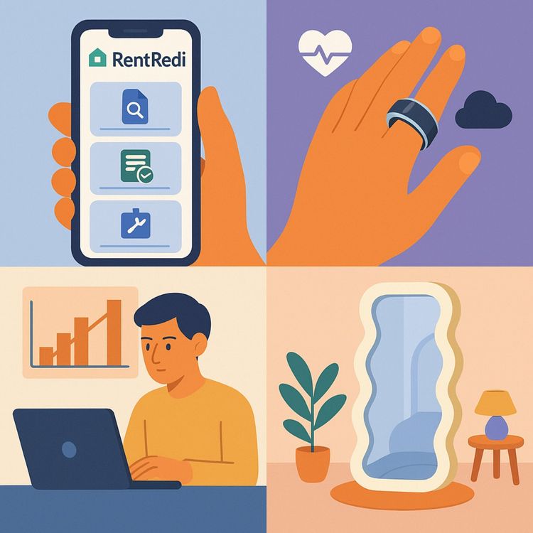 cover art for Wearable Wellness to Wavy Mirrors: 4 Trends to Track This Week