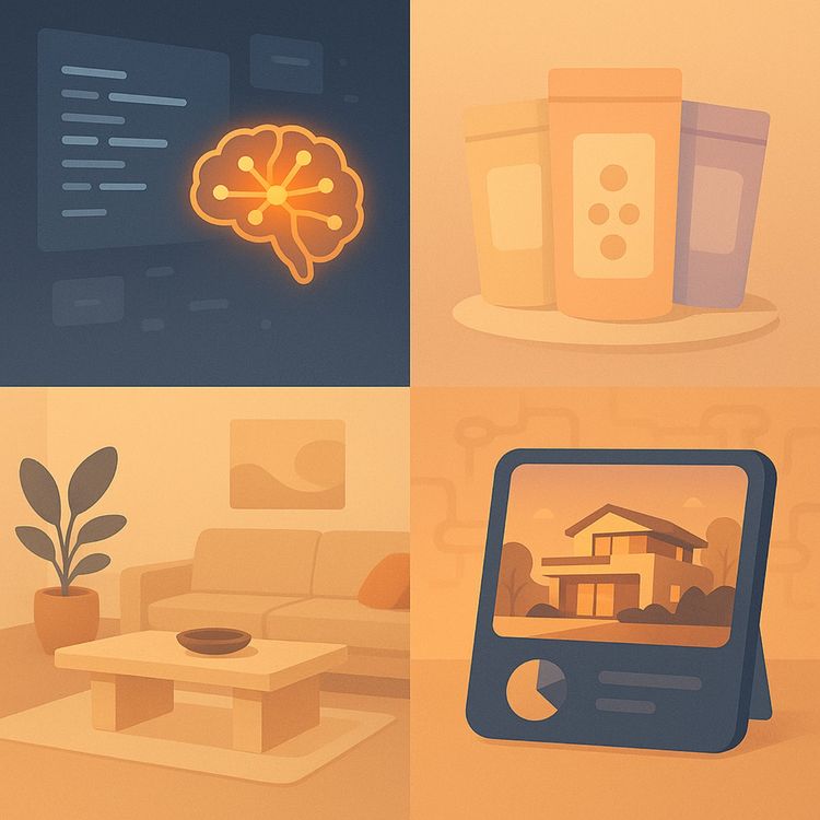 cover art for AI Context, Curated Vitamins, Limestone Tables, and Micro-Property Investing