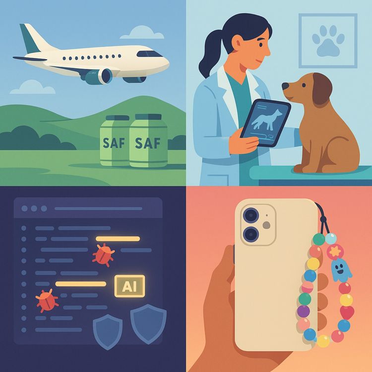 cover art for From Jet Fuel to Phone Charms: This Week's Unexpected Innovations