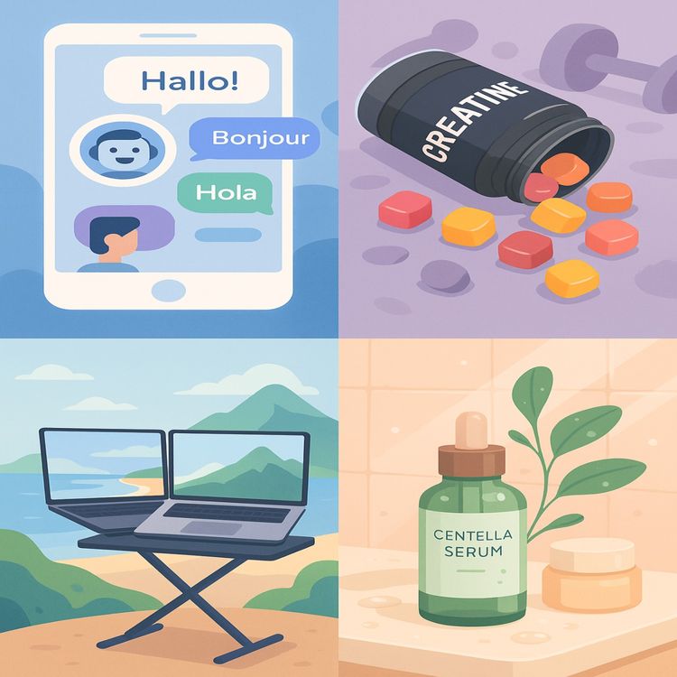 cover art for AI Tutors, Dual-Screen Laptops, and Gummies with Gains