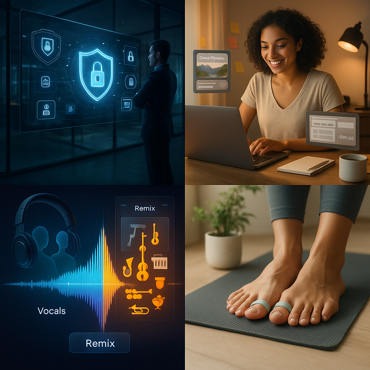 cover art for From Cyber Shields to Barefoot Freedom: 4 Tools Changing How We Live and Work