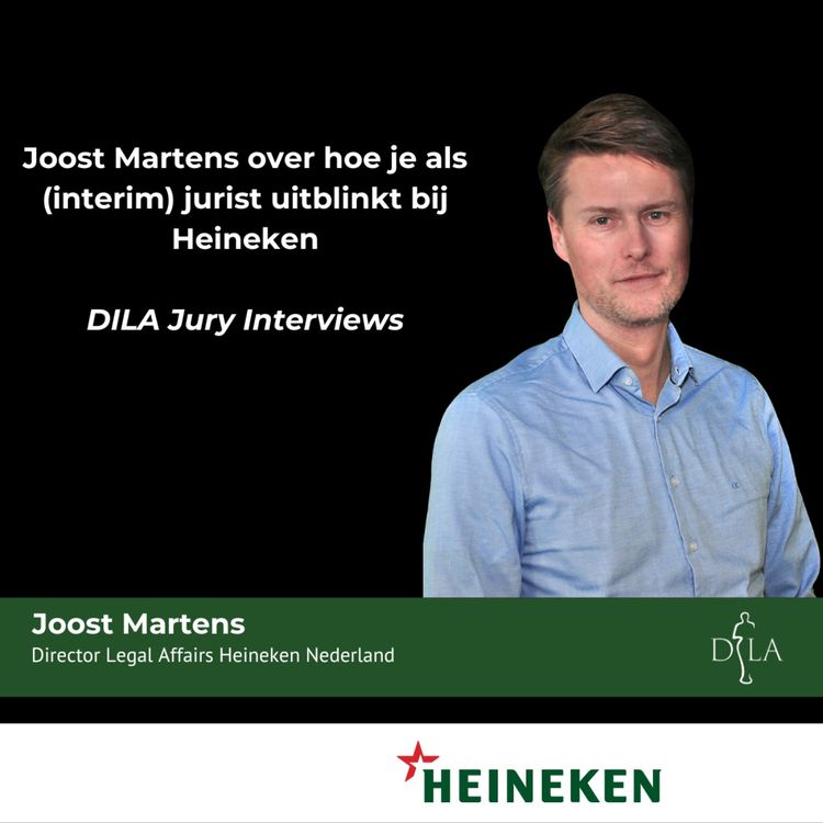 cover art for Joost Martens (Heineken) over hoe je als (interim) jurist uitblinkt bij Heineken