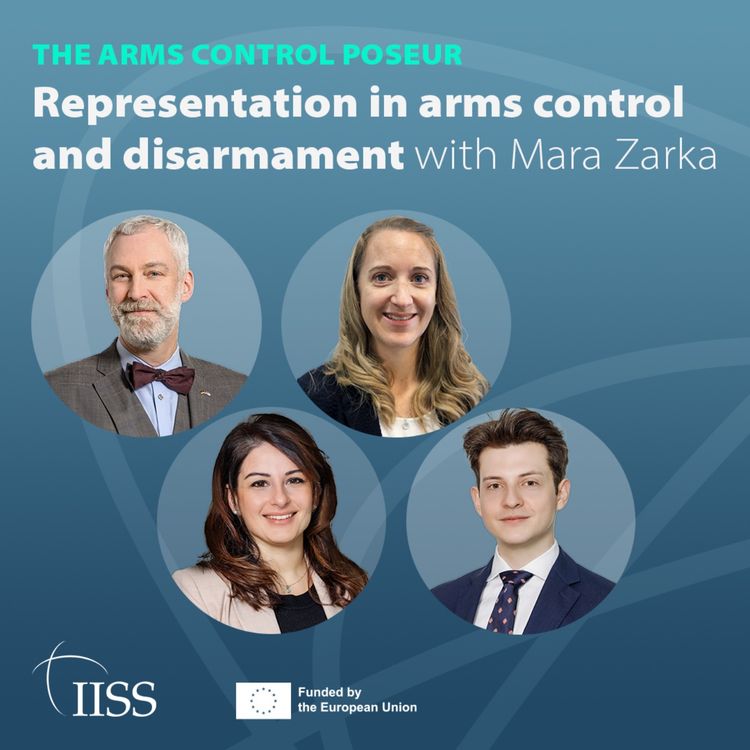 cover art for Representation in arms control and disarmament with Mara Zarka 