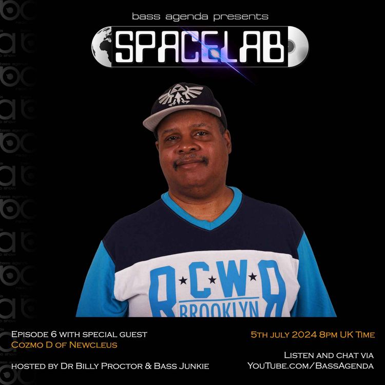 cover art for Spacelab Episode 6 with Cozmo D of Newcleus