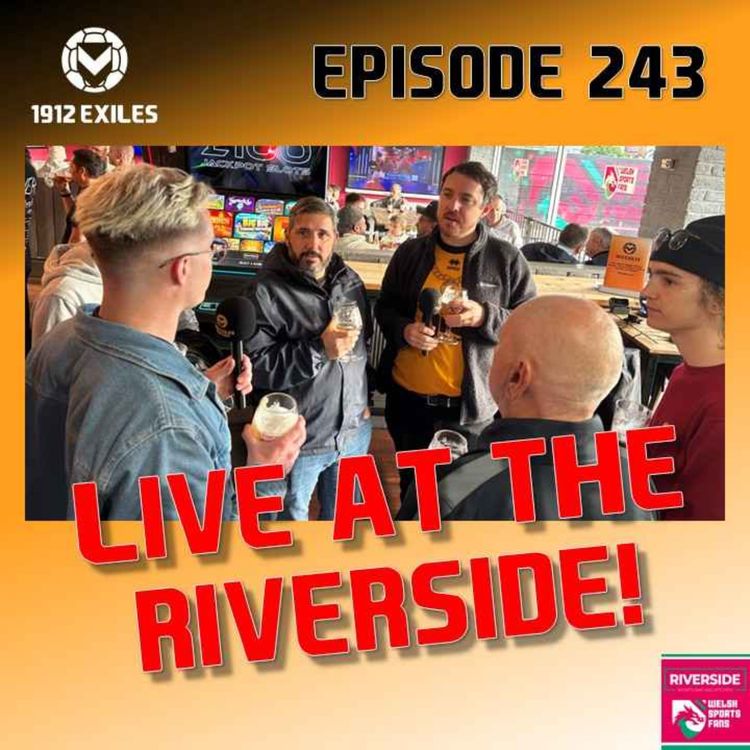 cover art for #243: Live at the Riverside!