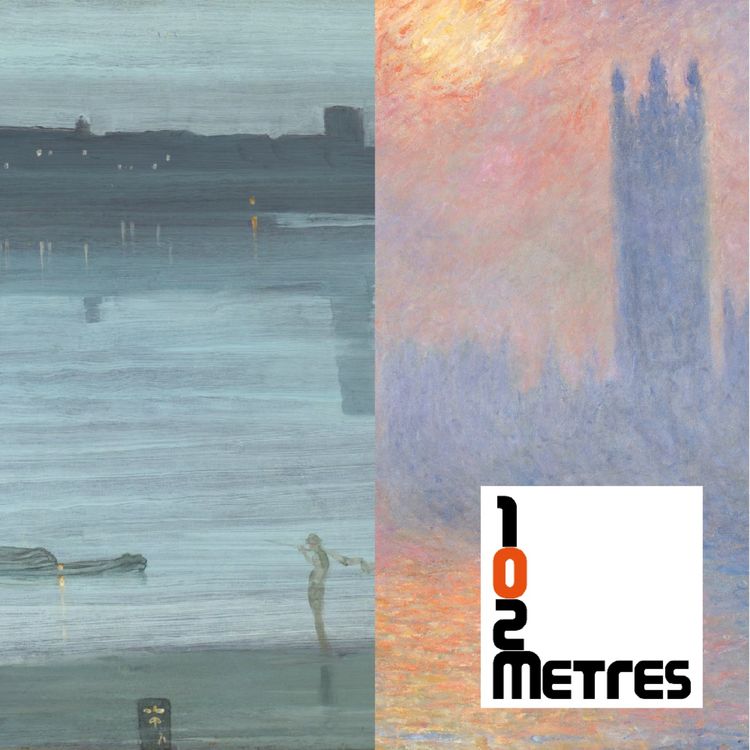 cover art for 5 Monet & Whistler Thames scenes