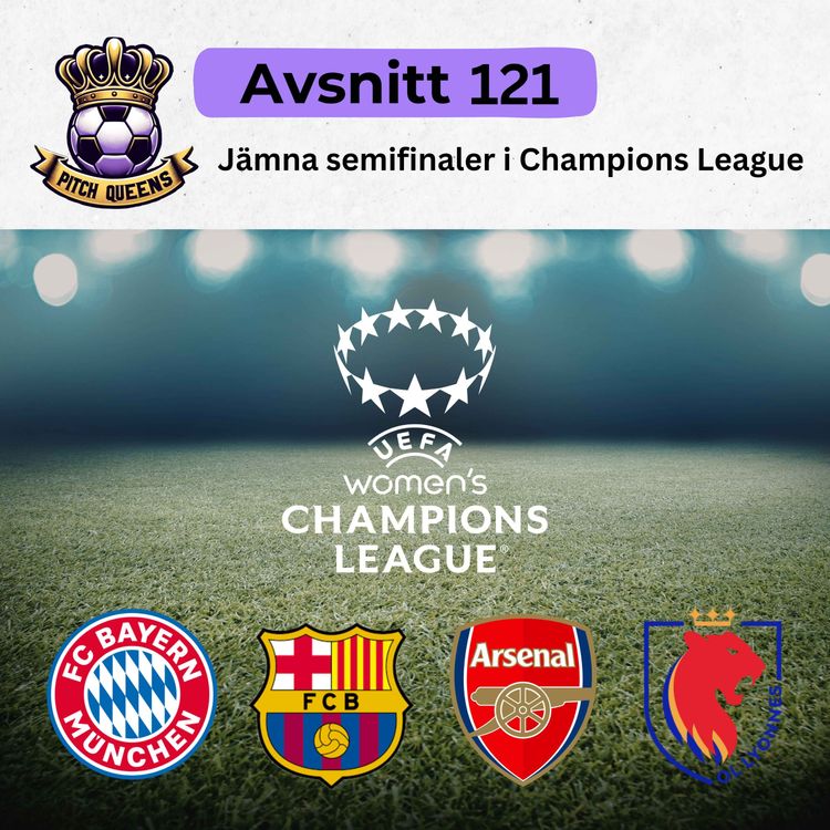 cover art for 121. Jämna semifinaler i Champions League