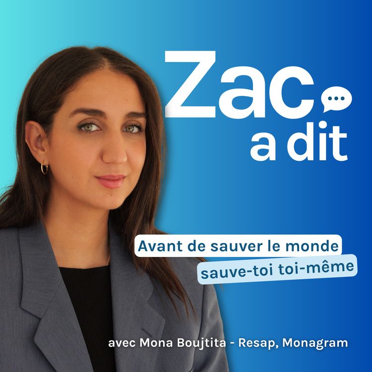 cover art for Avant de sauver le monde, sauve-toi toi-même avec Mona Boujtita, entrepreneure déterminée - Resap - Monagram - Note à moi-même