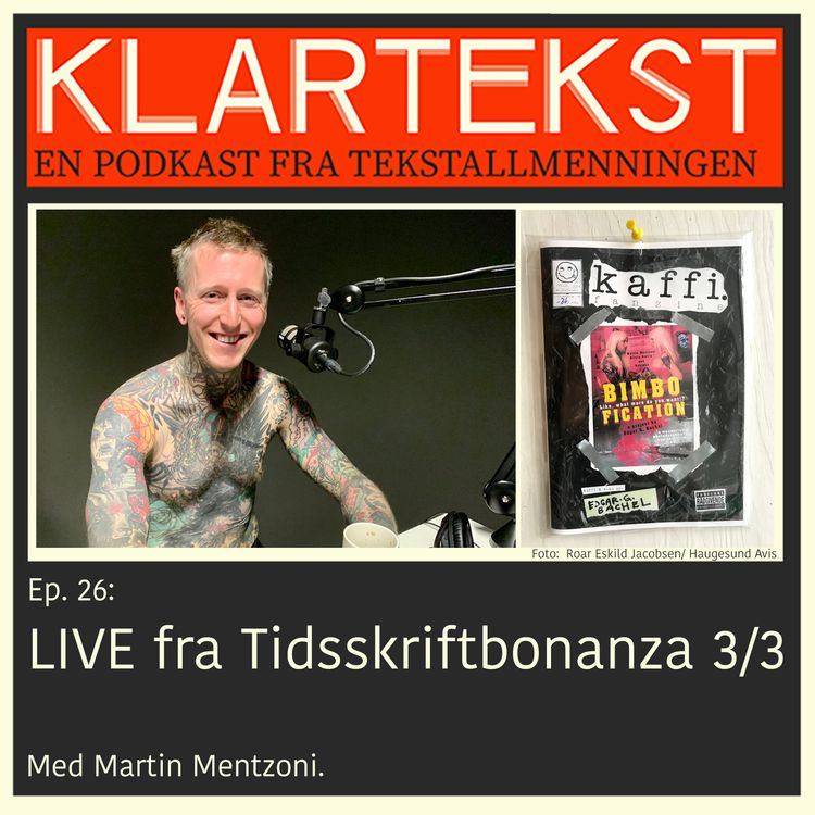 cover art for Ep. 26: LIVE fra Tidsskriftbonanza 3/3