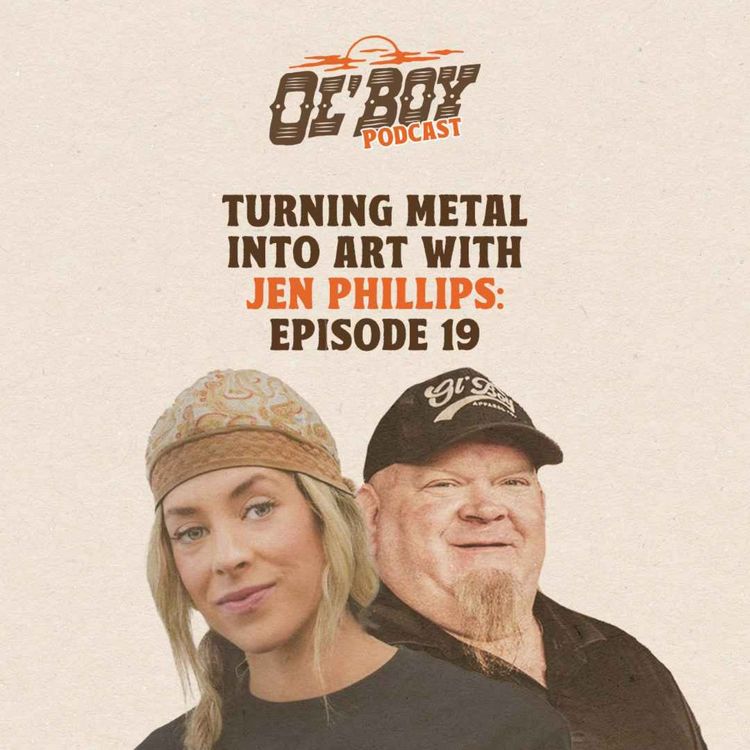 cover art for Episode 19 ~ Turning Metal into Art with Jen Phillips