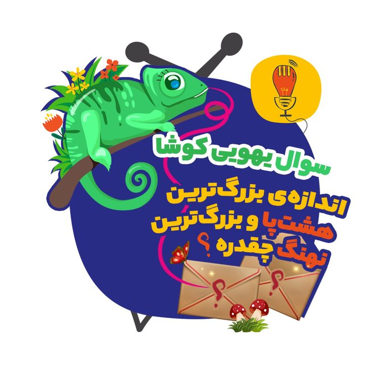 cover art for کوشا: اندازه‌ی بزرگ‌ترین هشت‌پا و بزرگ‌ترین نهنگ چقدره؟