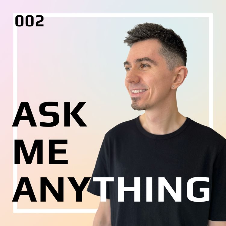 cover art for AMA 002: Discovering New Music, Gig Pricing, Beatport Improvement Ideas, and My Top Productivity Tip