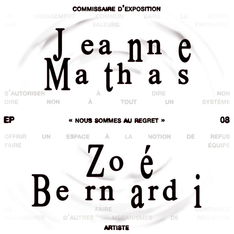 cover art for Jeanne Mathas & Zoé Bernardi : « Nous sommes au regret »