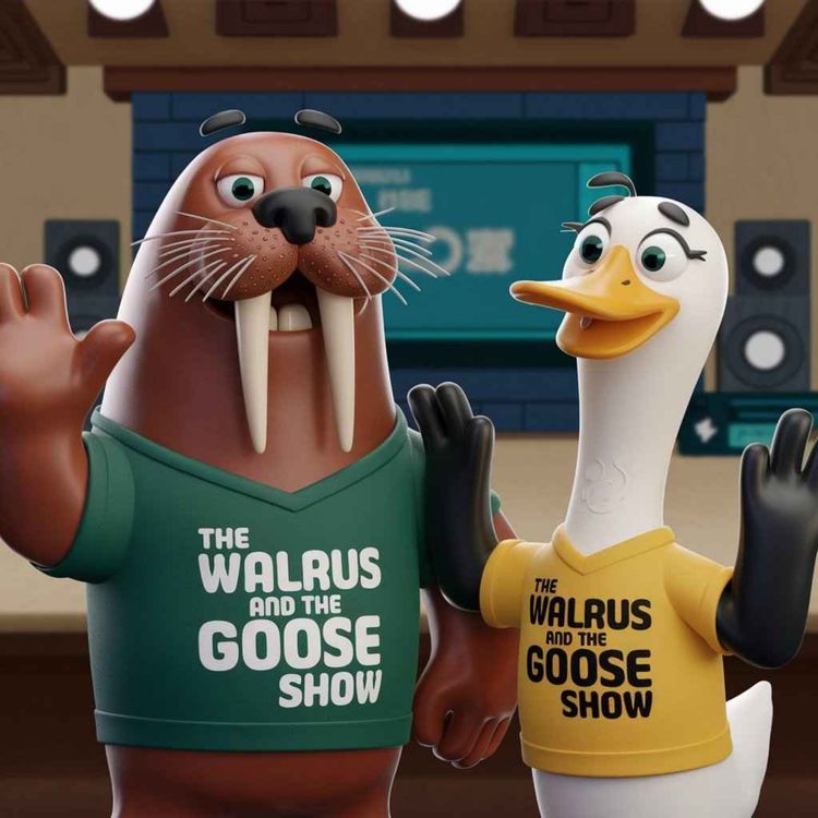 cover art for Walrus and the Goose - "There's a Moose on the Roof"