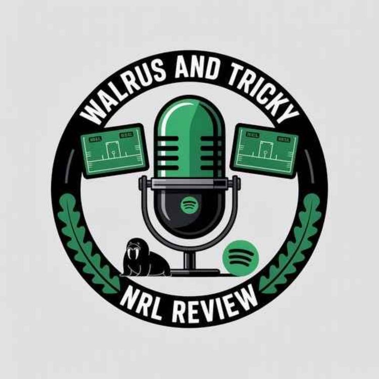 cover art for Rd 13 NRL review - Walrus, Tricky and Gingernuts