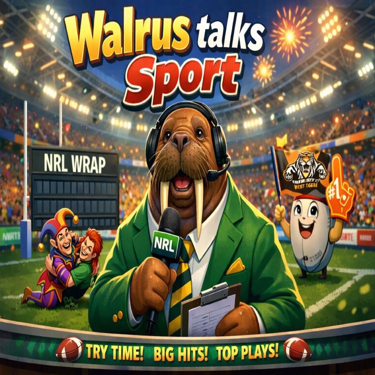 cover art for NRL Rd 3 wrap - Walrus and Tricky