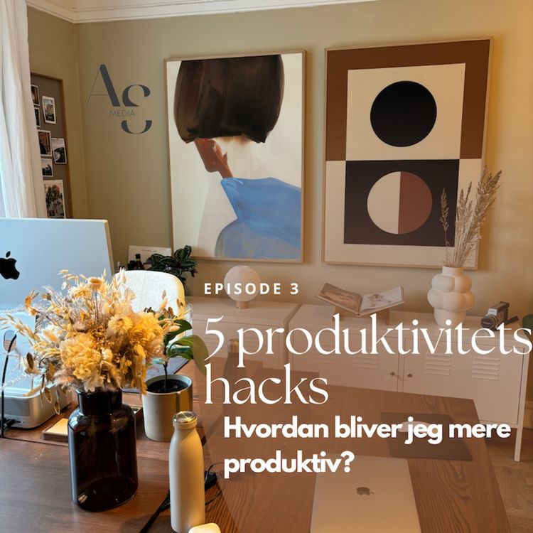 cover art for 3. Hvordan bliver jeg mere produktiv? 5 hacks til din arbejdsdag