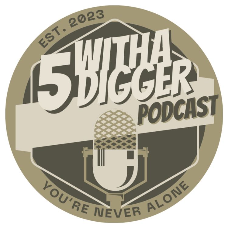 cover art for 5 With A Digger. JD.