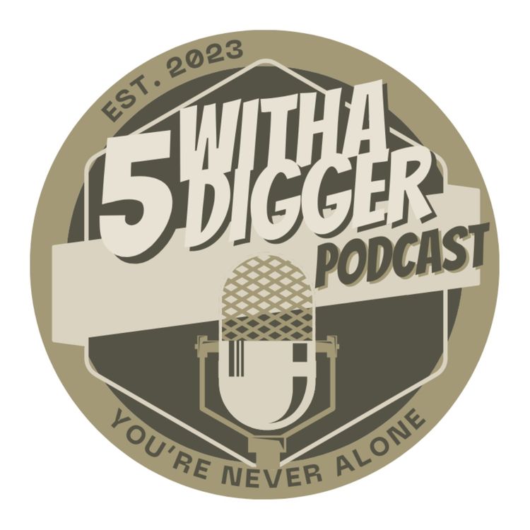 cover art for 5 With A Digger. Mark 'Charlie' Gardener