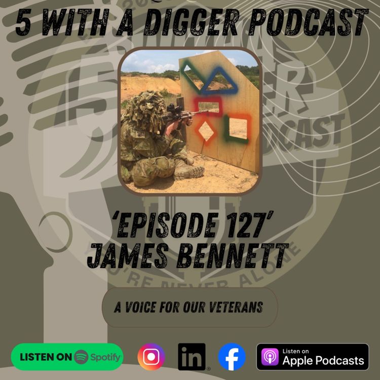 cover art for 5 With A Digger. James Bennett