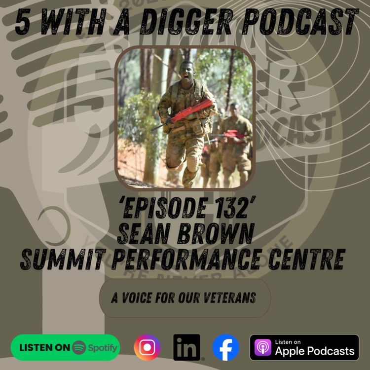 cover art for 5 With A Digger. Sean Brown.