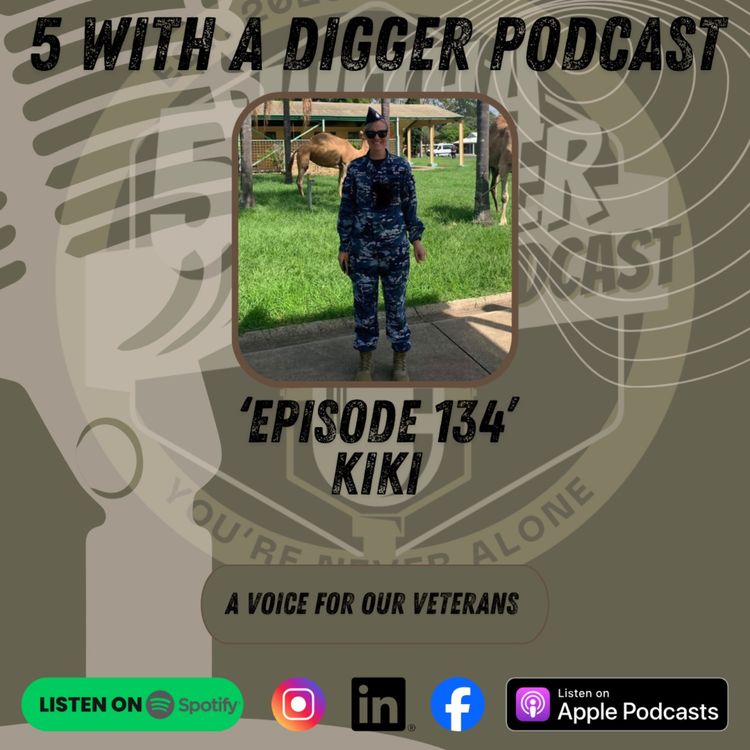 cover art for 5 With A Digger. Kiki.