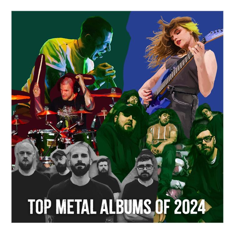 cover art for Top Metal albums of 2024 w/ Conor of LaVein, Steve of Grey Stag & Jason of Uragh