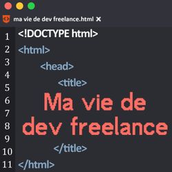 cover art for Ma vie de freelance dev C#