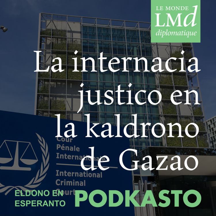 cover art for La internacia justico en la kaldrono de Gazao