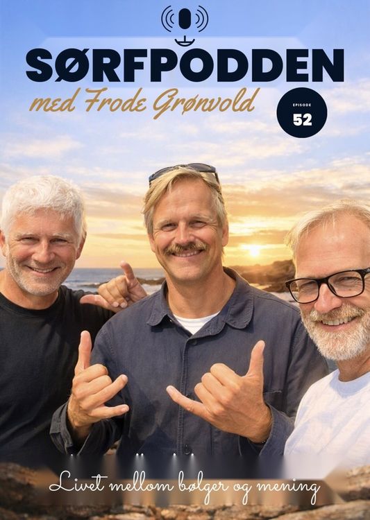 cover art for #52 SØRF-PODDEN Frode Grønvold