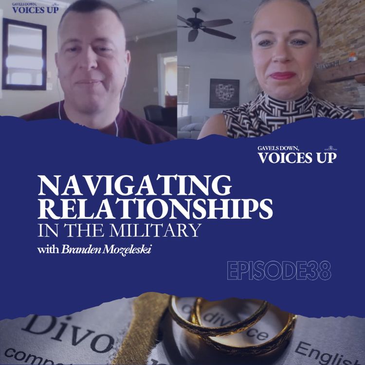 cover art for How To Navigate a Military Relationship with Attorney Rachel King