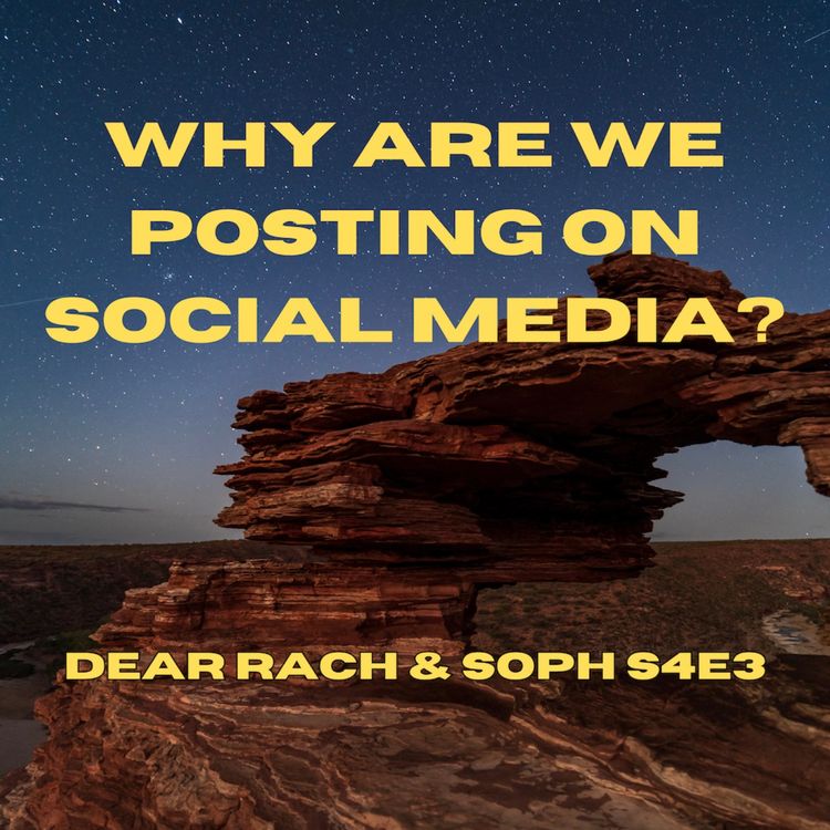 cover art for Why are we posting on social media?