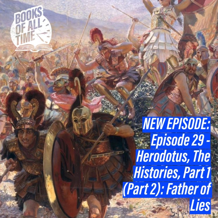 cover art for Episode 29 – Herodotus, The Histories, Part 1, Part 2: Father of Lies