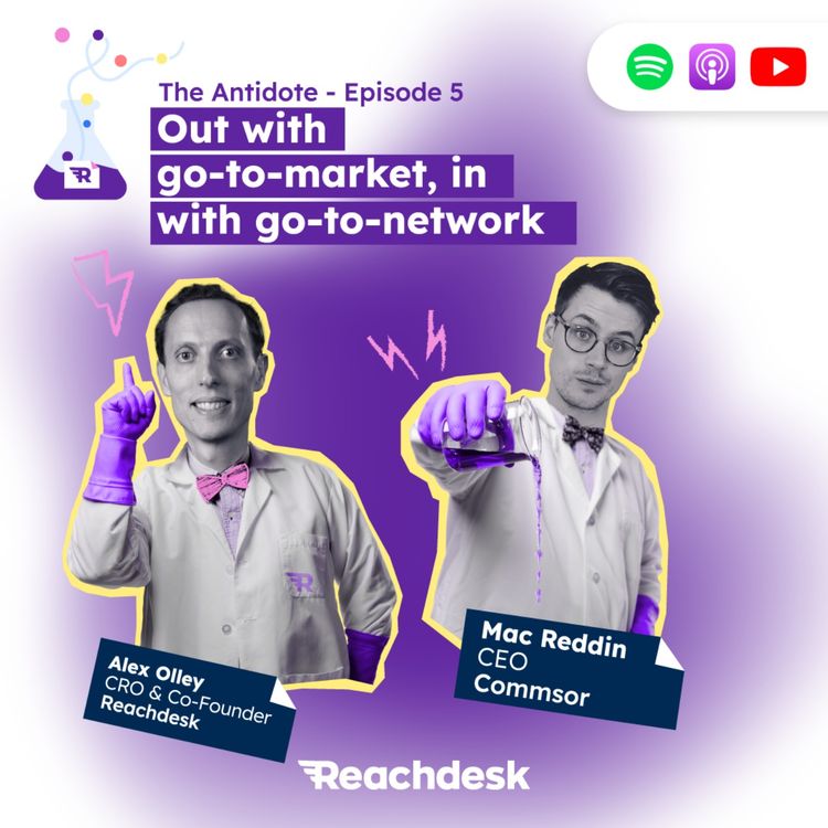 cover art for Out with go-to-market, in with go-to-network, with Mac Reddin