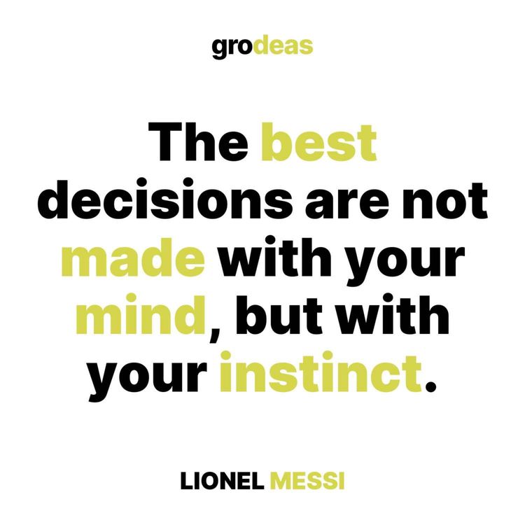 cover art for Make Decisions With Your Instinct
