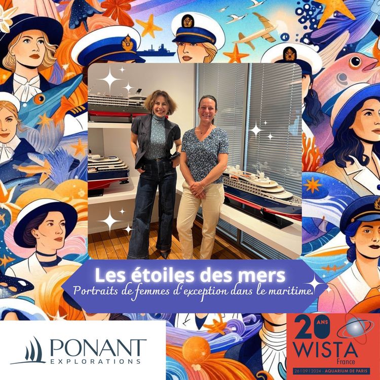 cover art for Fanny Chastel, second capitaine chez Ponant.